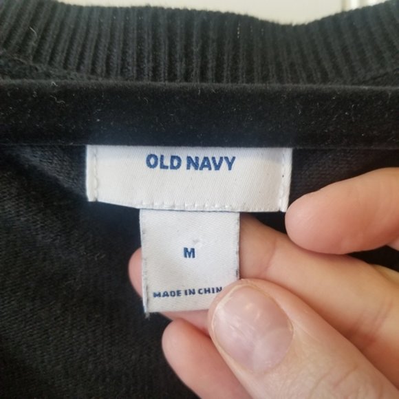 Black Button Up Cardigan Womens M - Picture 3 of 4